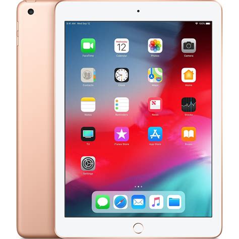 Refurbished iPad 9.7-Inch 6th Gen (2018) - Gold 32GB (Wi-Fi + Cellular ...