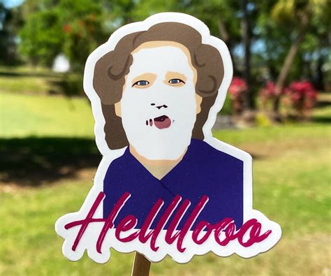 Mrs Doubtfire Hello Die Cut Matte Sticker 2.5 X | Etsy