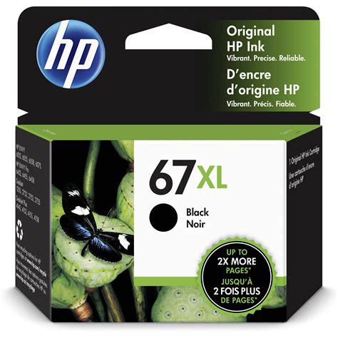 HP 67XL High-Yield Black Ink Cartridge for Select 3YM57AN#140