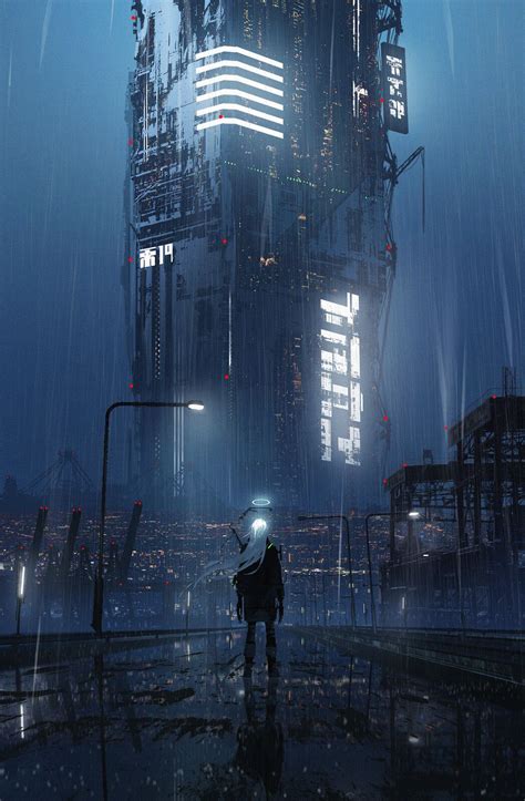 Ville Cyberpunk, Cyberpunk City, Arte Cyberpunk, Futuristic City, Cool ...