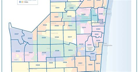 Broward County Zip Code Map Map Of Zip Codes | Images and Photos finder