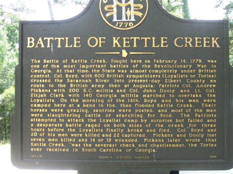 Kettle Creek Battlefield | monument, interesting place