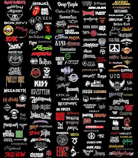 73 best Rock Band Logos images on Pinterest | Posters, Classic rock and ...