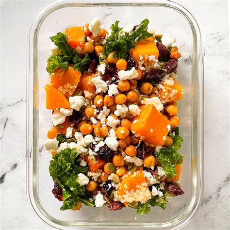 Quinoa, Kale, And Butternut Squash Salad - Workweek Lunch