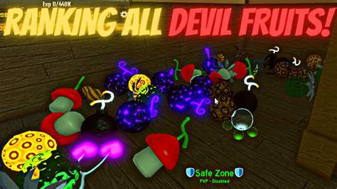 RANKING ALL DEVIL FRUITS! | King legacy - YouTube