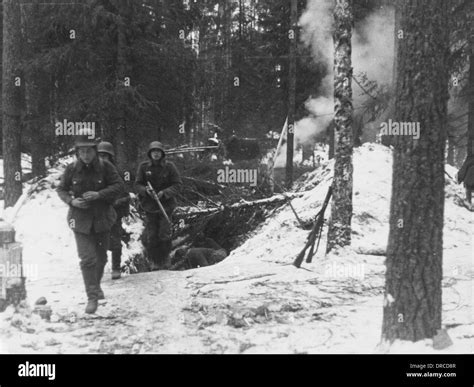 Mannerheim line WWII Stock Photo - Alamy