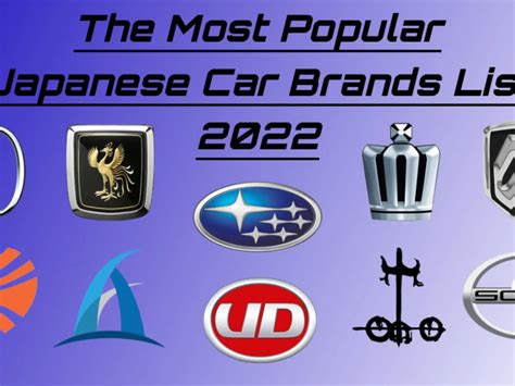 Japanese Car Brands