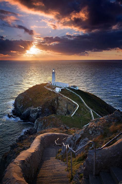 South stack lighthouse Holyhead Wales 3 Photograph by Dominick Moloney ...