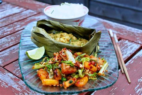 Amok trey (Cambodian fish curry steamed in banana leaves) — Nutmegs ...