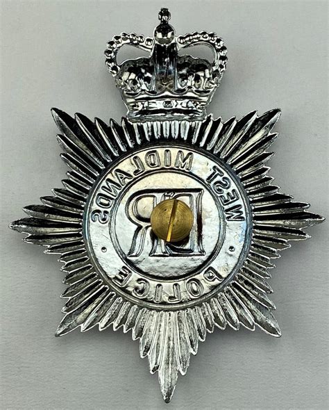 West Midlands Police Helmet Badge | Time Militaria