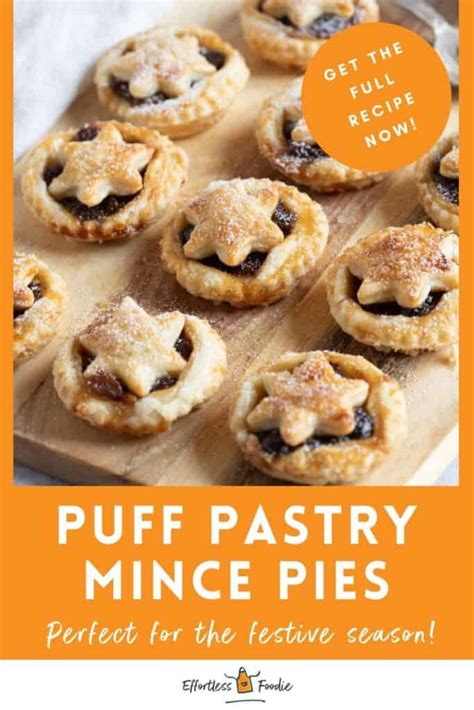 Easy Puff Pastry Mince Pies Recipe - Effortless Foodie