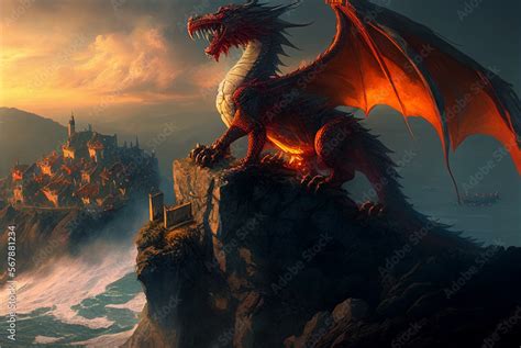 Majestic fantasy dragon background/desktop/wallpaper, magic fairy tale ...