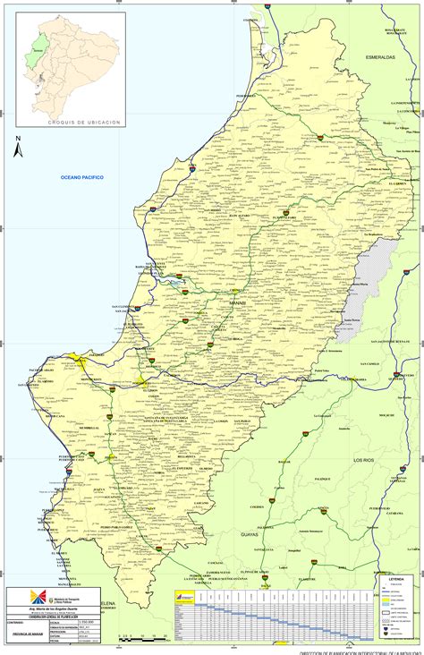 Map of Manabí 2010 - Full size | Gifex