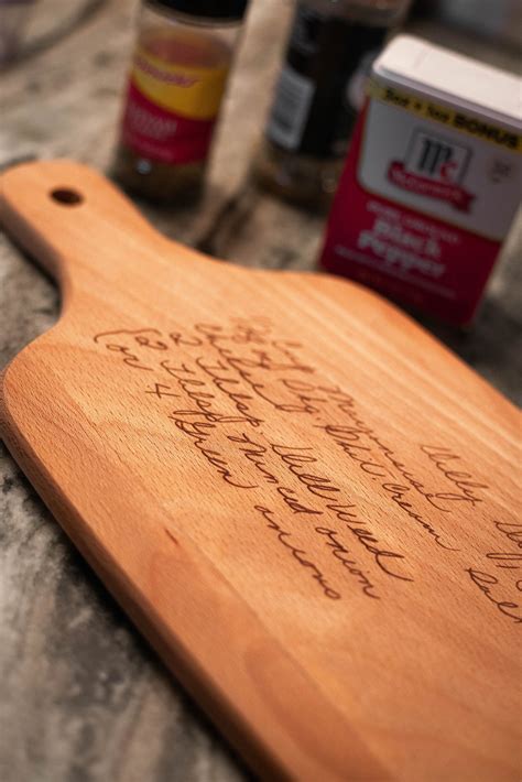 Recipe Cutting Board Personalized Cutting Board Custom | Etsy