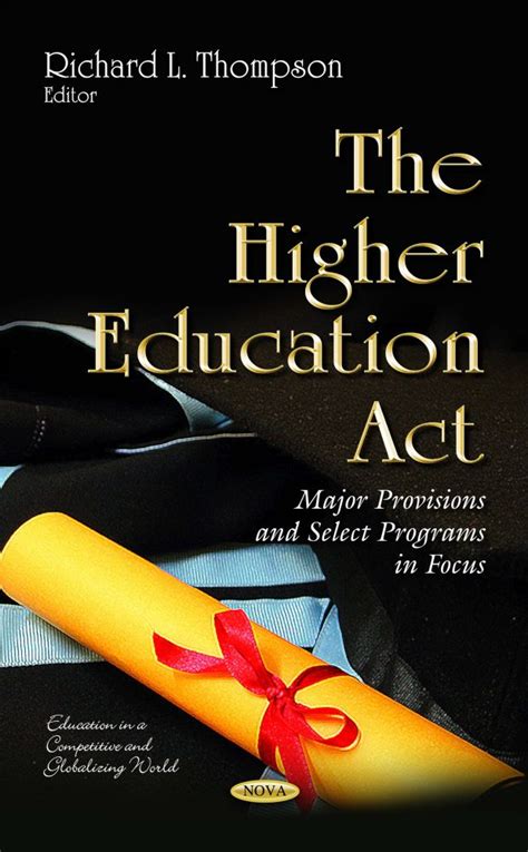 The Higher Education Act: Major Provisions and Select Programs in Focus ...