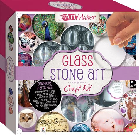 Art Maker Glass Stone Art Craft Kit - Craft Kits - Art & Craft - Adult ...