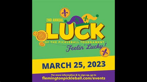 Flemington Pickleball Club Luck of the Pickleball Women's 3.0 Doubles ...