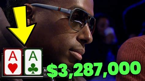 POCKET ACES In The $3,287,000 Poker Tournament! - YouTube