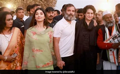 Priyanka Gandhi, Daughter Join Rahul Gandhi's Yatra In Rajasthan