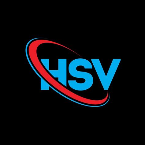 HSV logo. HSV letter. HSV letter logo design. Initials HSV logo linked ...