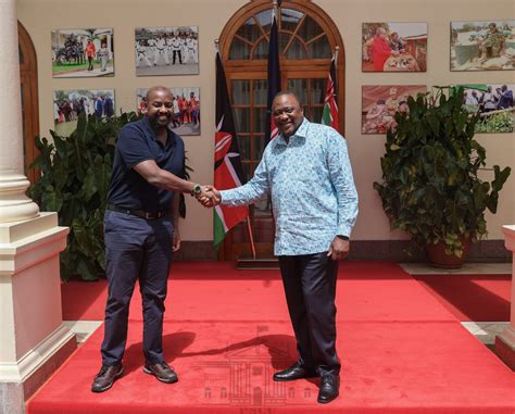 President Kenyatta Holds Talks With Museveni's Son, Lt. General Muhoozi ...