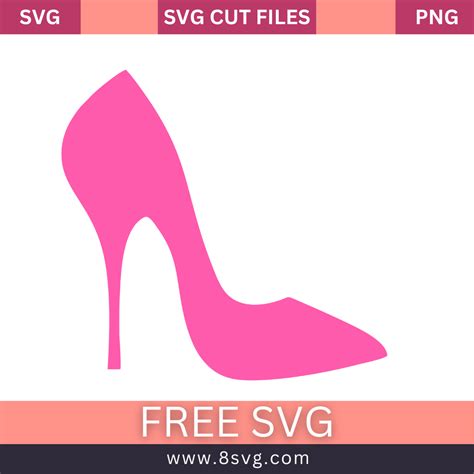 Barbie Shoes SVG Free Cut File for Silhouette and Cricut – RNOSA LTD | 8SVG