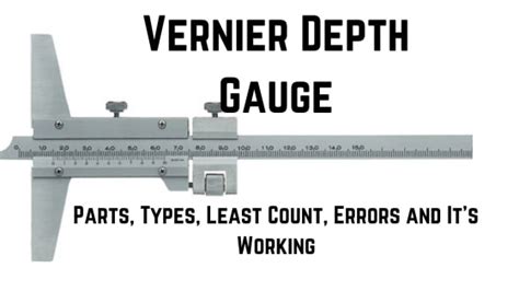 Vernier Height Gauge Diagram