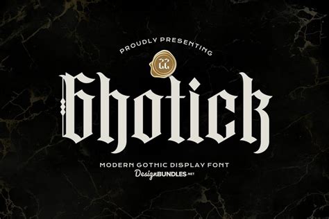 Ghotick - Modern Gothic Font