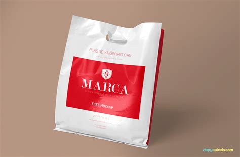 Free Plastic Bag Mockup | ZippyPixels