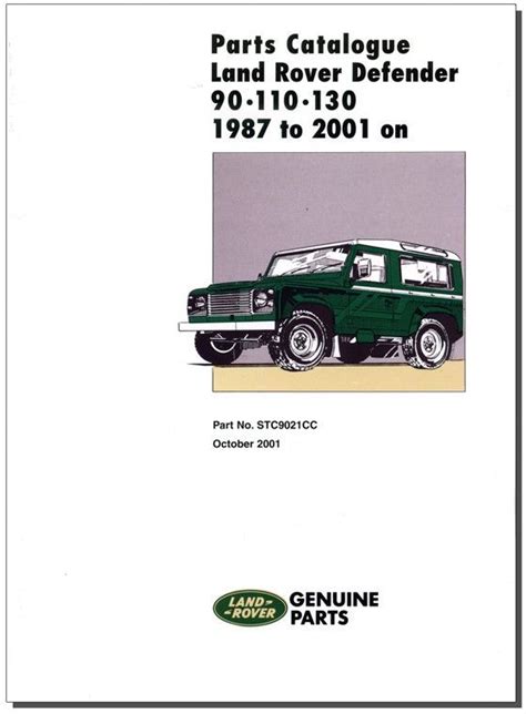 Land Rover Defender 110 Parts Catalogue Pdf | Reviewmotors.co