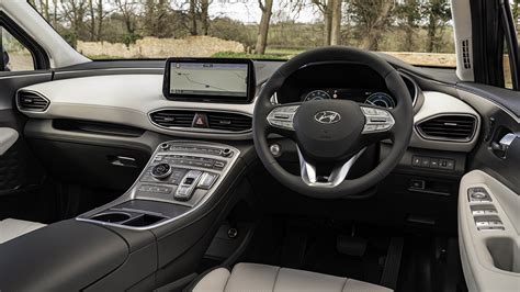 Hyundai Santa Fe Interior Layout & Technology | Top Gear