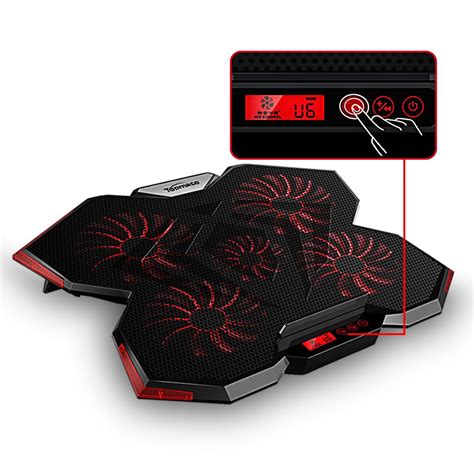 TopMate C7 15.6-17.3-Inch Gaming Laptop Cooler Cooling Pad, Five Quite ...