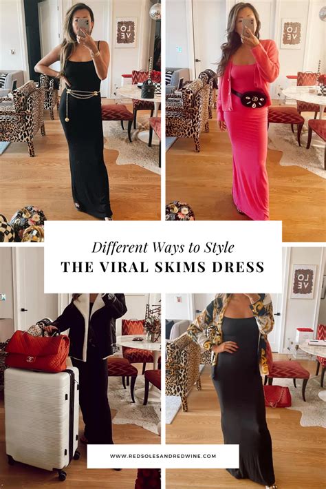 Different Ways to Style the Viral SKIMS Dress + My Review - Red Soles ...