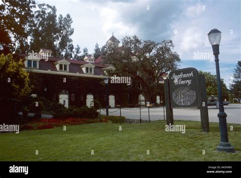 Old photo of Inglenook Winery. Napa Valley, California Stock Photo - Alamy