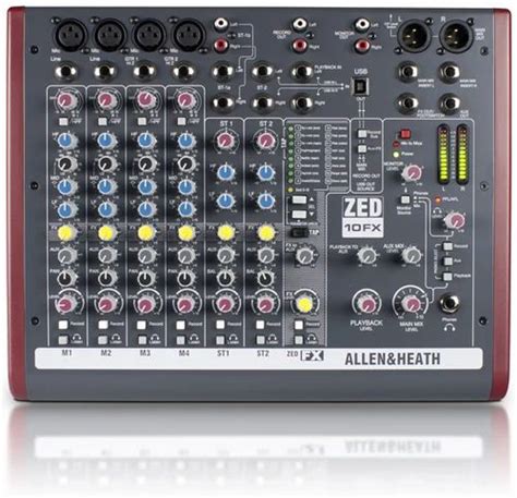 Red And Black Audio Mixer from Allen & Heath Company with effects at ...