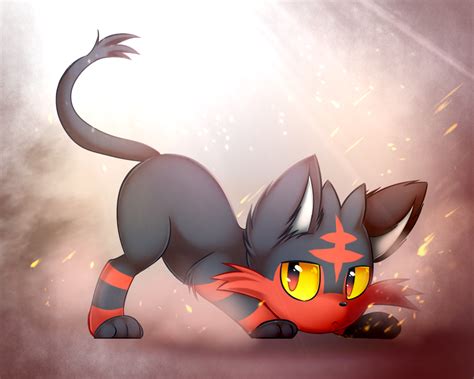 Litten, I choose you by SammCat.deviantart.com on @DeviantArt | Cat ...