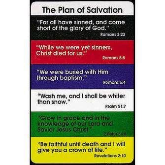 God's Salvation Plan | Plan of salvation, Wordless book, Sunday school