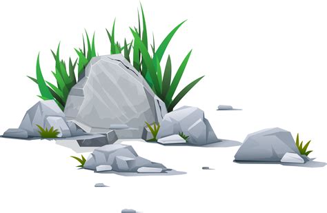 Grass clipart rock, Grass rock Transparent FREE for download on ...