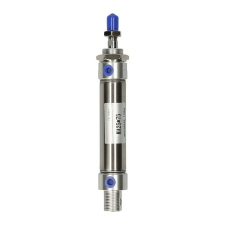 Labymos Mini Pneumatic Air Cylinder 25mm Bore 75mm Stroke Stainless ...