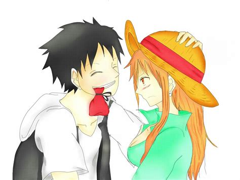 Luffy e Nami - One Piece | Anime, One piece, Casal