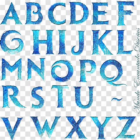 Elsa Open-source Unicode Typefaces Letter Font - Frozen Transparent PNG