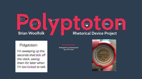 Polyptoton by Brian Woolfolk on Prezi