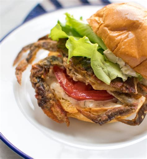 Soft Shell Crab Sandwich | Carolyn's Cooking