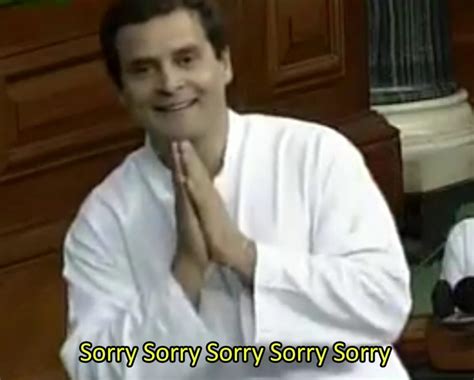 Sorry Sorry Meme Download By Rahul Gandhi