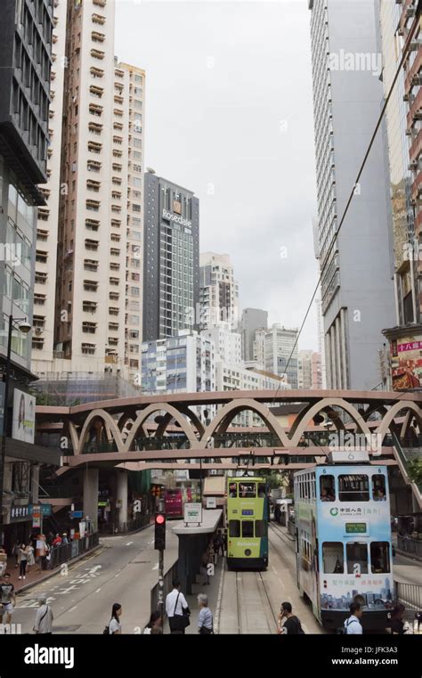 Hong Kong downtown in the rainy season with smog cloud Stock Photo - Alamy