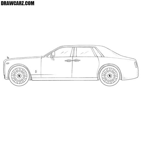 How to Draw a Rolls Royce