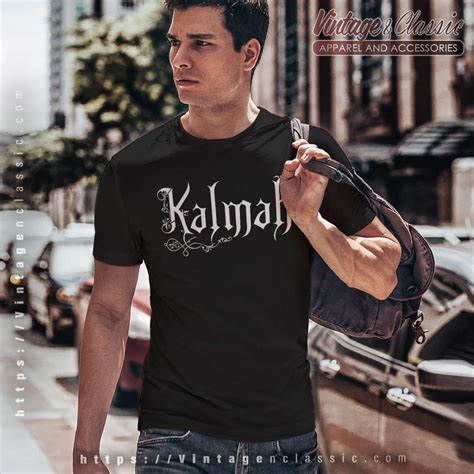 Kalmah Logo Shirt - Vintagenclassic Tee