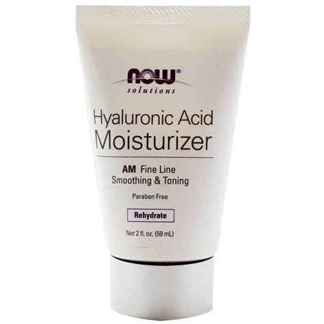 Now Foods, Solutions, Hyaluronic Acid Moisturizer, 2 fl oz (59 ml ...