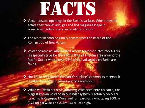 Volcanoes Information Report