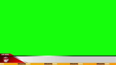 Breaking News Green Screen Background Stock Video Footage for Free Download